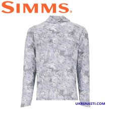 Худи Simms SolarFlex Hoody Back Eddy White